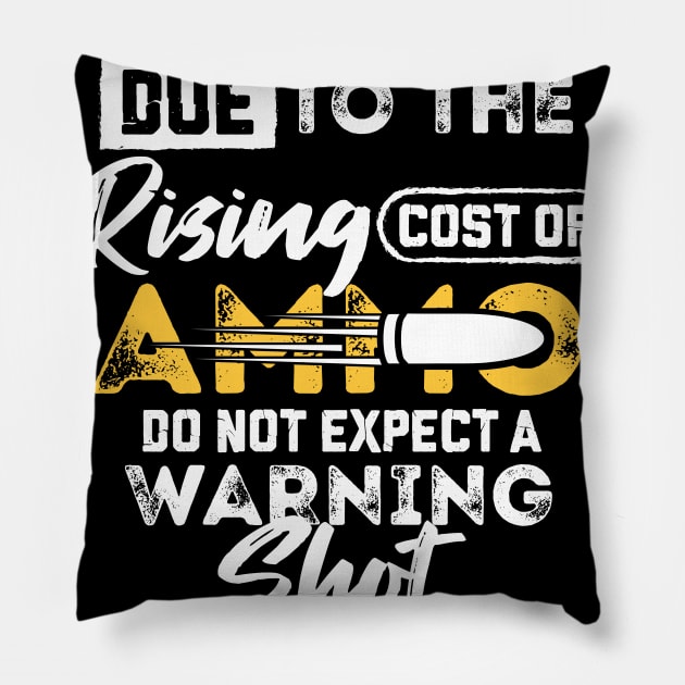 Funny Gun Nut Costume, Funny 2nd Amandement Irony Pillow by maxdax