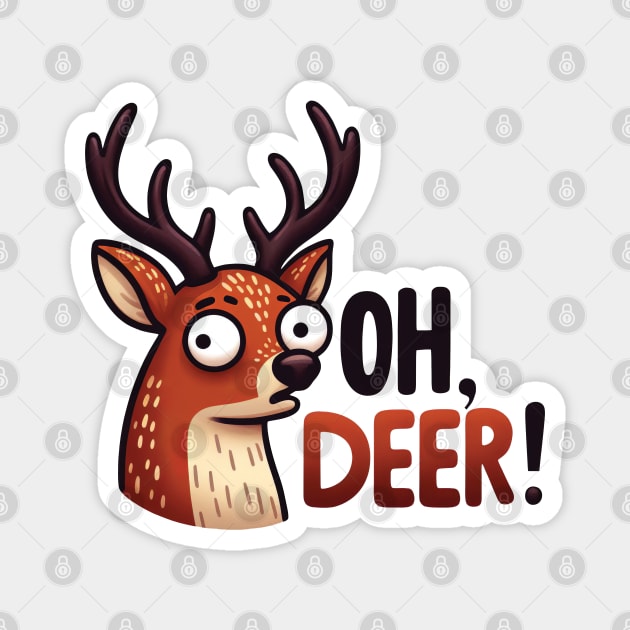 Oh, Deer! Magnet by TeaTimeTales