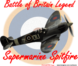 Battle of Britain Spitfire Design 1 Magnet