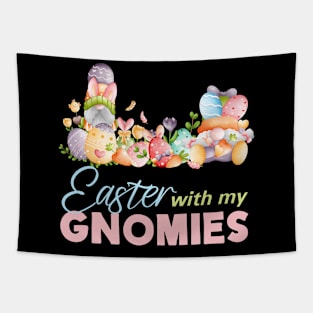 Easter With My Gnomies Tapestry