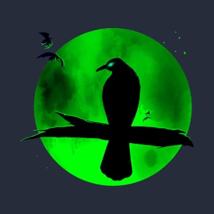 Acid Moon Crow T-Shirt