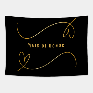 Bridal shower design - bridesmaid Tapestry