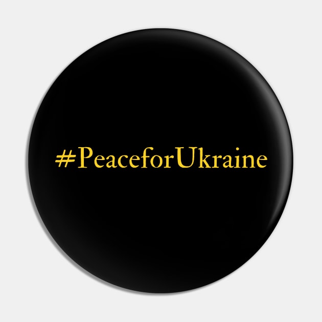 Ukraine Support No War Promote Peace Pin by Vity