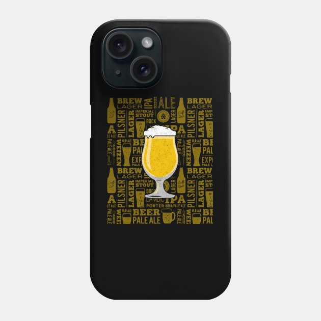 Craft Beer Phone Case by Cosmic Dust Art