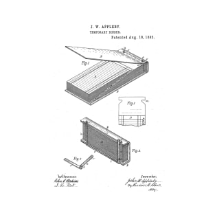 Temporary Binder Vintage Patent Hand Drawing T-Shirt