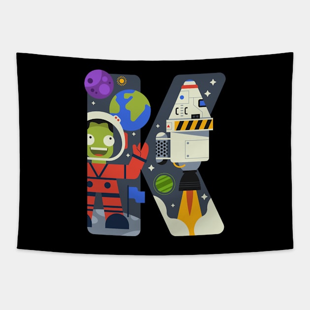 No Kerbal Left Behind Tapestry by thehappyonion