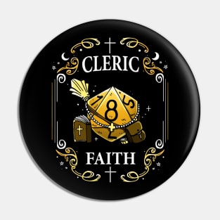 Cleric Faith Pin