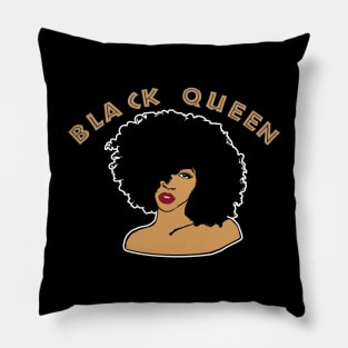 Black Queen, Black Woman, African American, Black Lives Matter, Black History Pillow