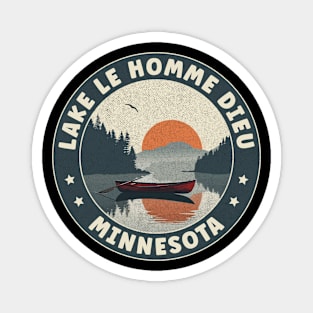 Lake Le Homme Dieu Minnesota Sunset Magnet