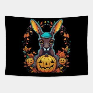 Kangaroo Halloween Tapestry