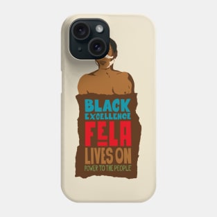 Fela Kuti Tribute Illustration: Black Excellence Lives On Phone Case