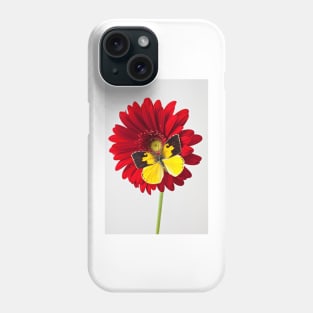 Dogface Butterfly On Red Mum Phone Case