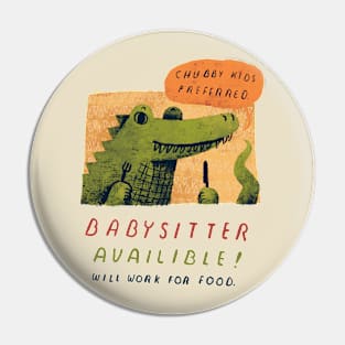 croc baby sitter Pin
