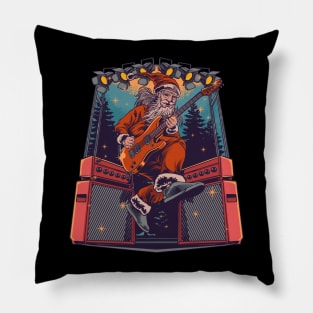 Rock Santa Pillow