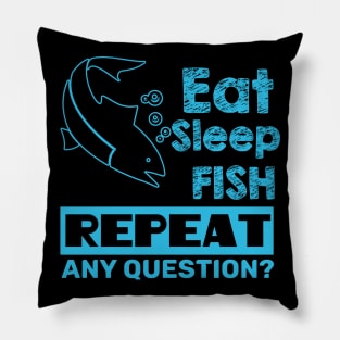 Fishing - Eat Sleep Fish Repeat Pillow