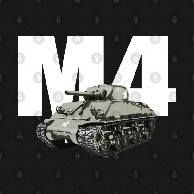 Sherman Tank MBT US Army by Dirty Custard Designs 