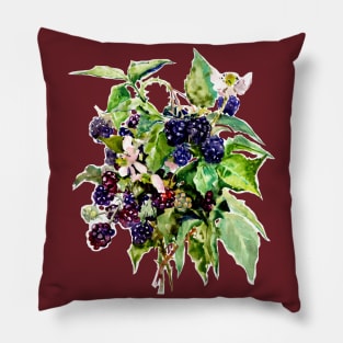 Blackberries Pillow