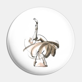 Ballerina Dancer Drawing Pin