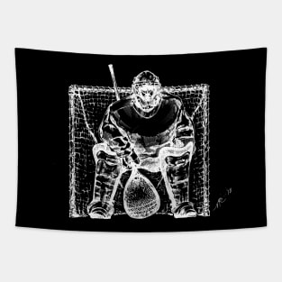 Box Lax Goalie-WHT Tapestry