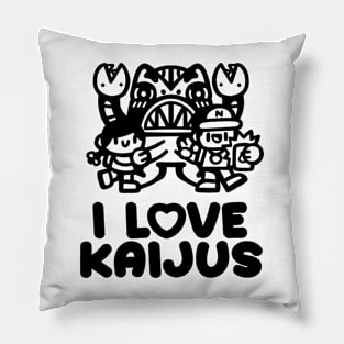 Kaijus just need friends II Pillow