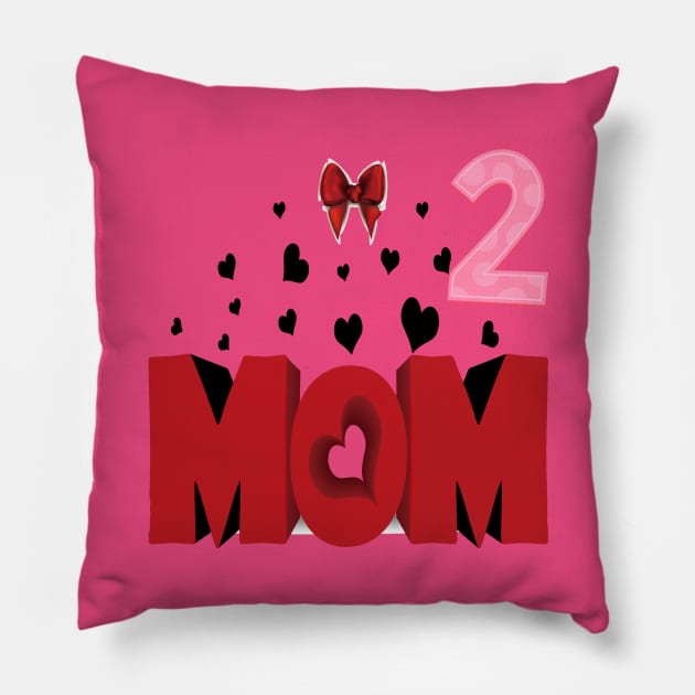 second mothers day Pillow by M-TITI