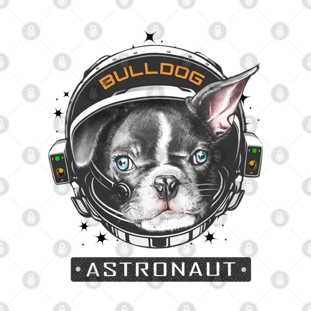French Bulldog Astronaut by Cataraga