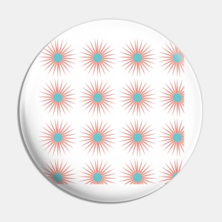 Starburst like pattern on transparent background Pin