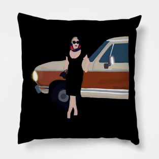 Tiffany valentine and car (3) Pillow