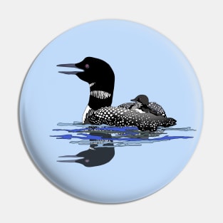 Calling Loon Pin