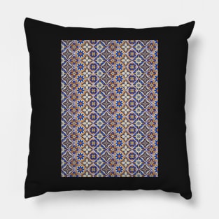 Portuguese Tile Pattern Pillow