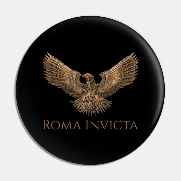 Ancient Rome Steampunk Legionary Eagle - SPQR Roma Invicta Pin by Styr Designs