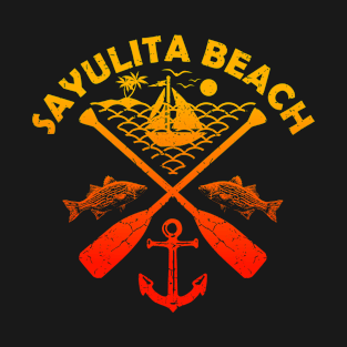 Sayulita Beach, Mexico, Boat Paddle T-Shirt