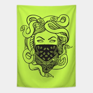 Madame Medusa Monochromatic Tapestry