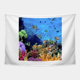 Tropical fish Tapestry