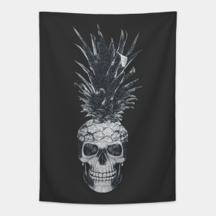 Skull Pineapple Tapestry