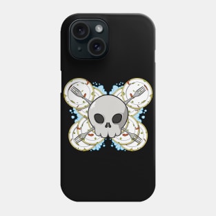 Dishwashers crew Jolly Roger pirate flag (no caption) Phone Case