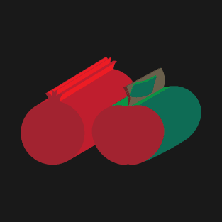 3D apple and pomegranate T-Shirt