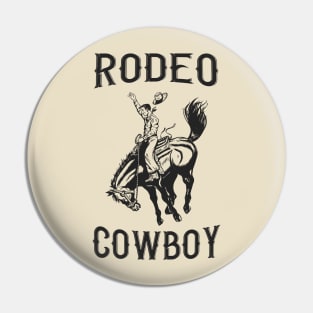 Western Cowboy Rodeo Pin