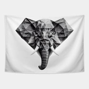 Elephant head sketch Tapestry