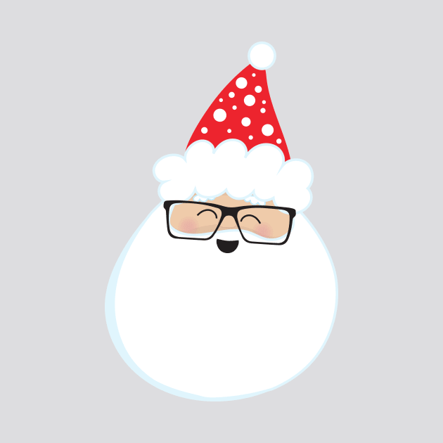 Santa Claus, Hipster Santa, Glasses, Christmas by Jelena Dunčević