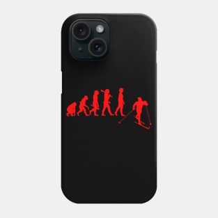 Cross Country Ski - Evolution Of A Nordic Skier Phone Case