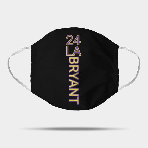 Kobe Bryant 24 Los Angeles Lakers Kobe Bryant Mask Teepublic