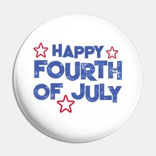 Happy 4th Of July Pin