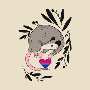 Bisexual Pride Possum T-Shirt