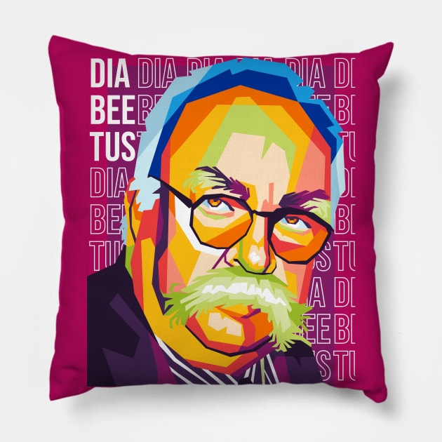 diabeetus Pillow by cool pop art house