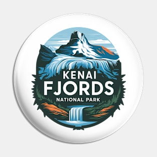 Kenai Fjords National Park Alaska Gift Souvenir Pin