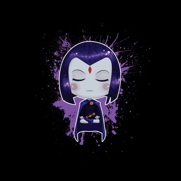 Chibi Raven by sambeawesome