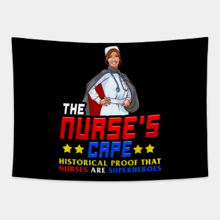 The Nurses Cape Proof That Nurses Are Superheroes Tapestry