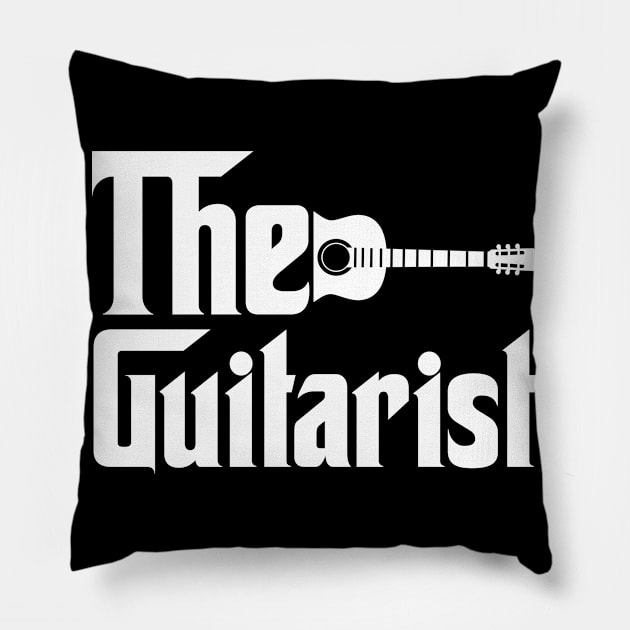 The guitarist music band . Perfect present for mother dad friend him or her Pillow by SerenityByAlex