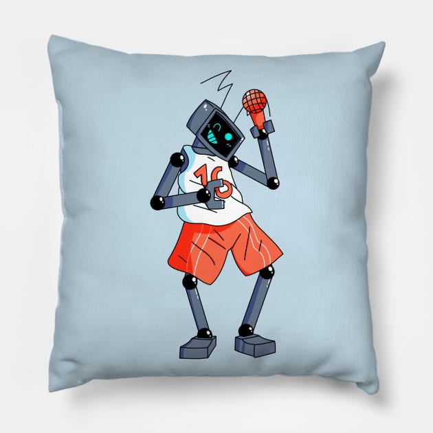 Hex Fnf mod VS hex illustration Pillow by Abrek Art